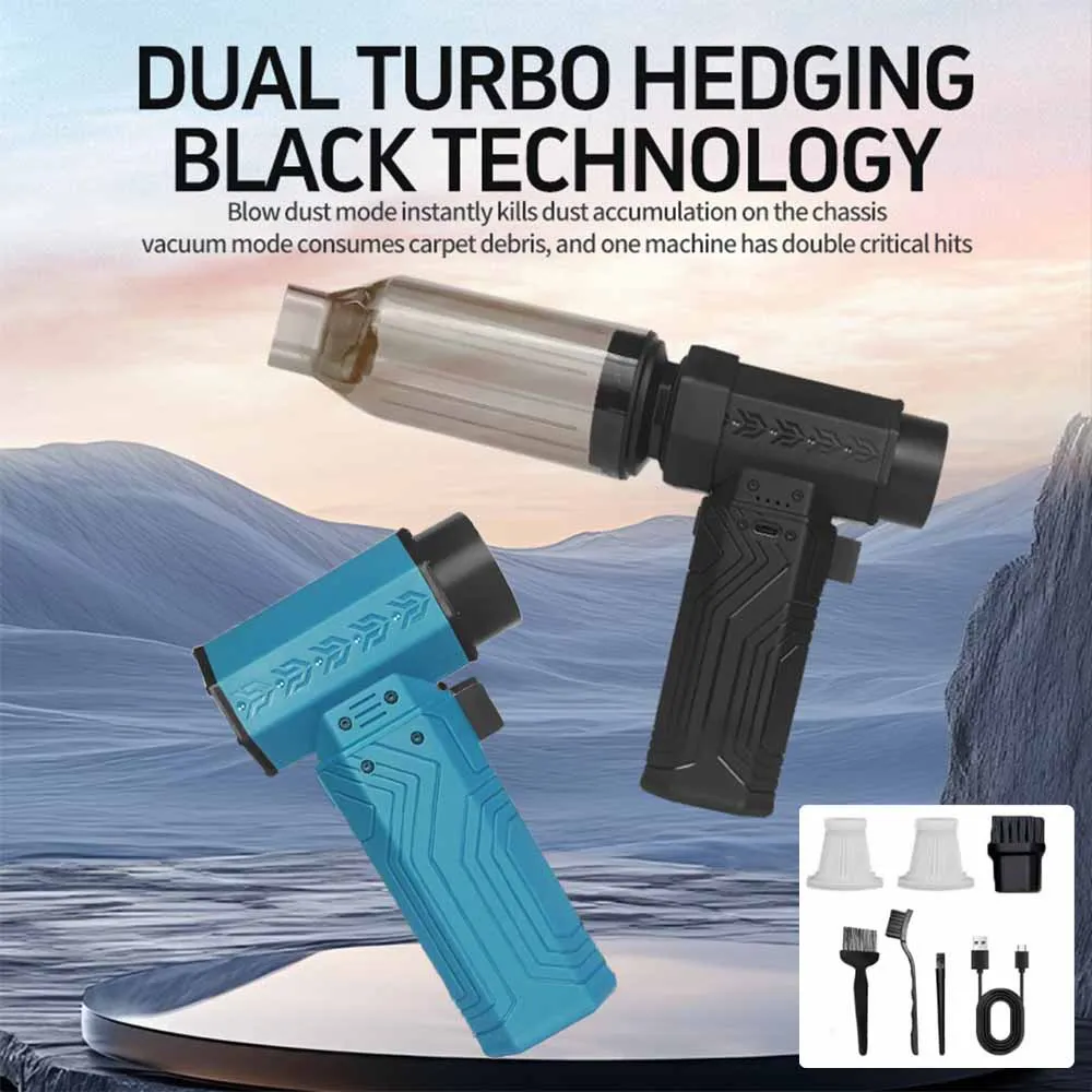 450000RPM Air Blower Powerful Mini Turbo Jet Fan 10000mAh 700g Thrust 70m/s Wind Brushless Duster leaf Removal Dryer keyboard
450000RPM Air Blower Powerful Mini Turbo Jet Fan 10000mAh 700g Thrust 70m/s Wind Brushless Duster leaf Removal Dryer keyboard