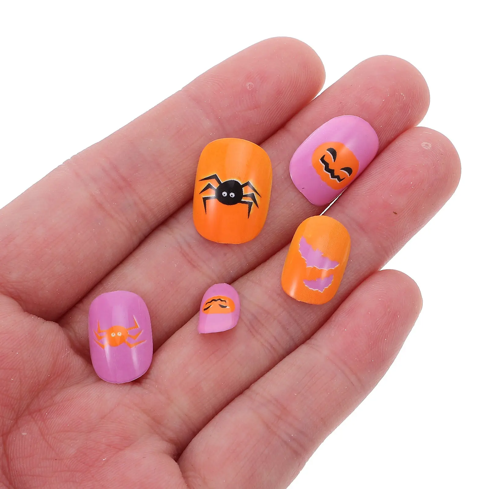120pcs Kids Fake Nails Full Cover Tips Halloween Artificial Nail Art Accessory Childlike
120pcs Kids Fake Nails Full Cover Tips Halloween Artificial Nail Art Accessory Childlike