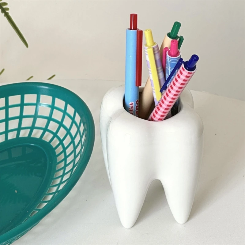 Unique Ceramic Pen Holder Succulent Plant Pot Office Decor Tooth Pencil Holder Desk Stationery Storage Pen Container
Unique Ceramic Pen Holder Succulent Plant Pot Office Decor Tooth Pencil Holder Desk Stationery Storage Pen Container