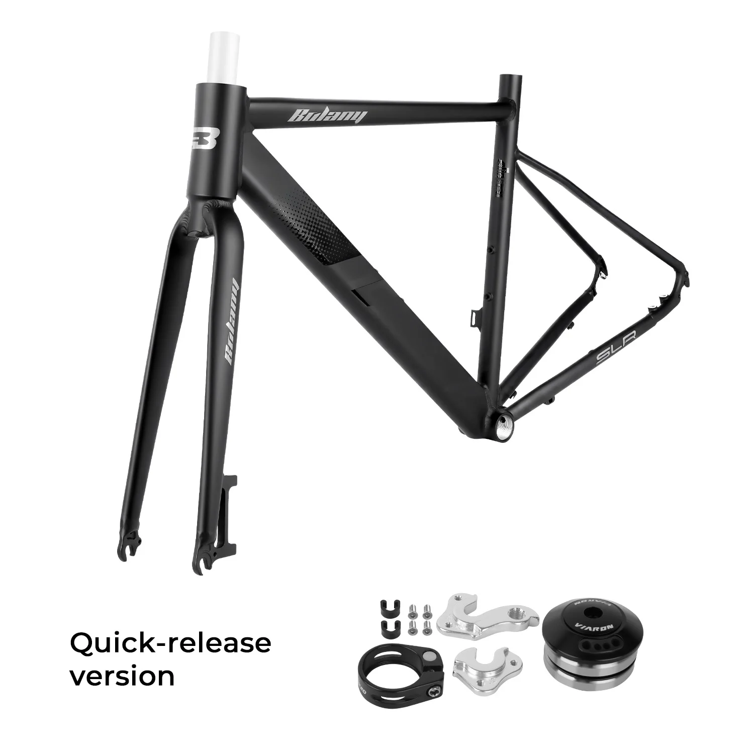 Комплект рамы для шоссейного велосипеда BOLANY с жесткой вилкой, совместимый с дисковыми тормозами, быстросъемный кронштейн 10x135 мм, рама из алюминиевого сплава 6061.
Комплект рамы для шоссейного велосипеда BOLANY с жесткой вилкой, совместимый с дисковыми тормозами, быстросъемный кронштейн 10x135 мм, рама из алюминиевого сплава 6061.