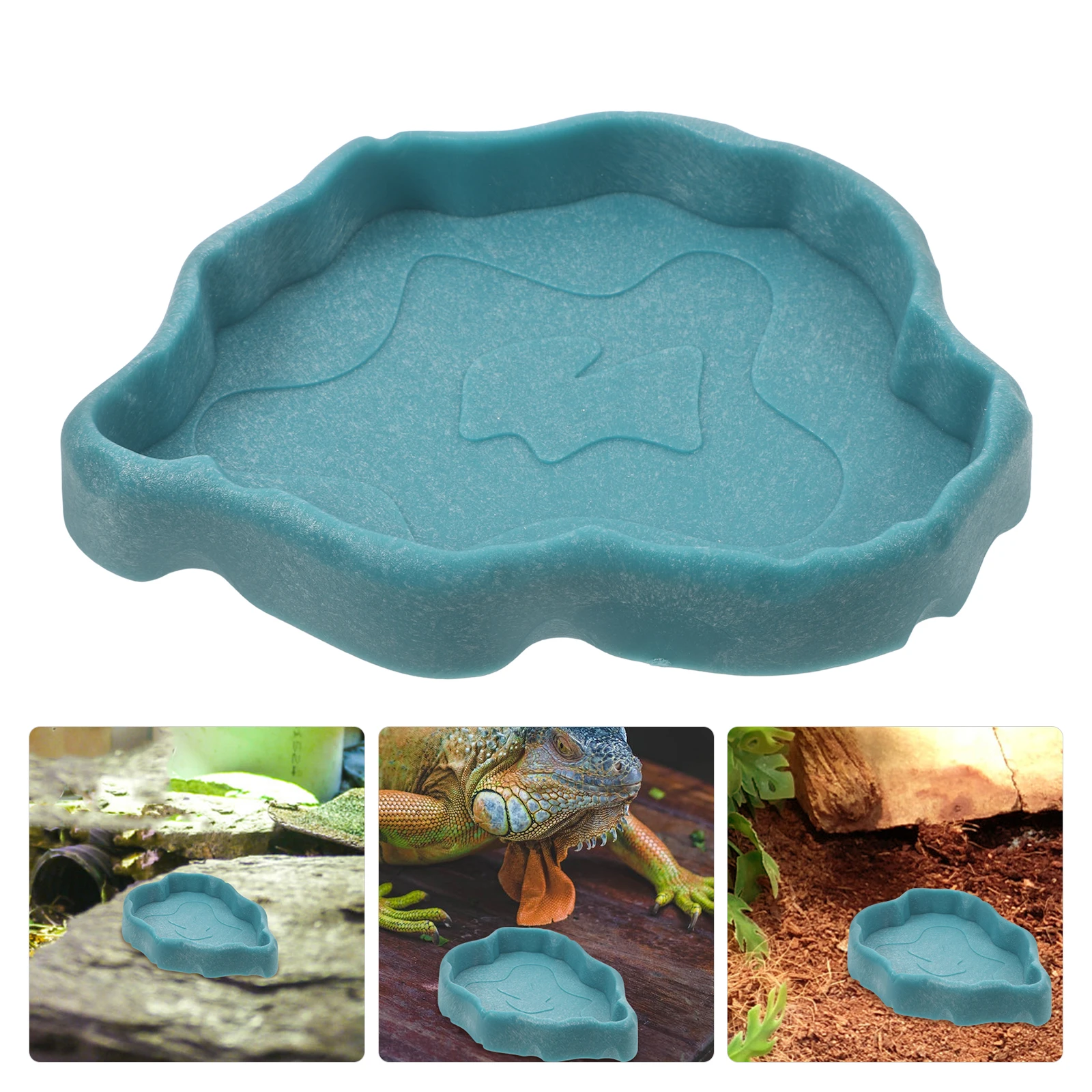 Tortoise Drinking Dish Durable Resin Large Reptile Proof Gecko Dispenser Snake Bowl Pet Food Tray with Ramp Bearded
Tortoise Drinking Dish Durable Resin Large Reptile Proof Gecko Dispenser Snake Bowl Pet Food Tray with Ramp Bearded