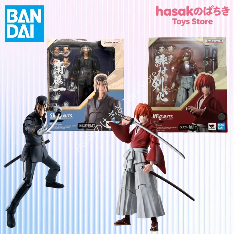 Original Bandai S.H.Figuarts SHF Rurouni Kenshin Himura Hajime Saito Figure Finished Model Kit Anime Action Toy Gift for Kids
Original Bandai S.H.Figuarts SHF Rurouni Kenshin Himura Hajime Saito Figure Finished Model Kit Anime Action Toy Gift for Kids