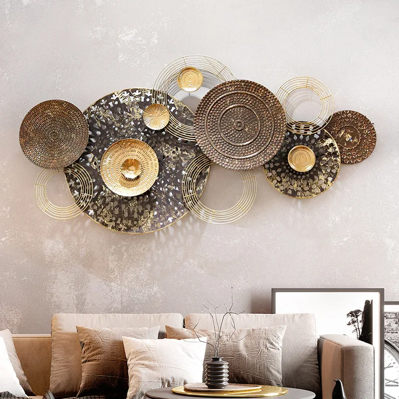 Nordic Luxury Wrought Iron Round Wall Mural Crafts Hall Store Hotel Wall Sticker Decoration Home Livingroom Wall Hanging Artwork
Nordic Luxury Wrought Iron Round Wall Mural Crafts Hall Store Hotel Wall Sticker Decoration Home Livingroom Wall Hanging Artwork