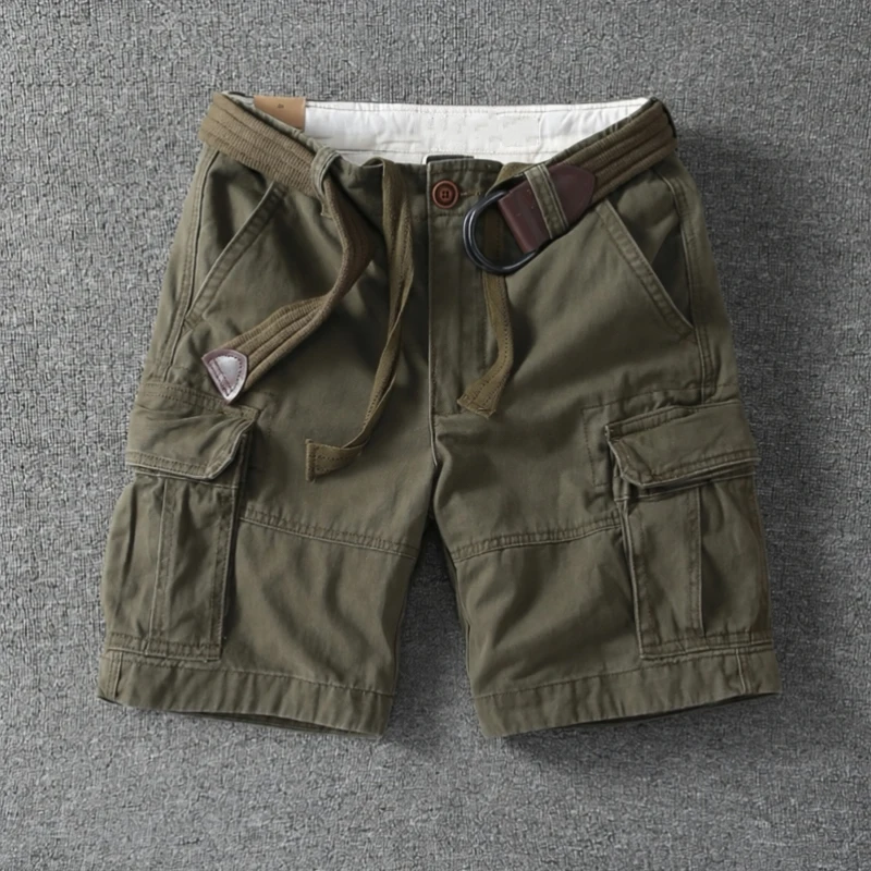 Retro Heavyweight Casual Workwear Shorts Men's Trendy Summer New Cotton Loose Four-Five Pocket Fashion Versatile Mid-High Wai...
Retro Heavyweight Casual Workwear Shorts Men's Trendy Summer New Cotton Loose Four-Five Pocket Fashion Versatile Mid-High Wai...