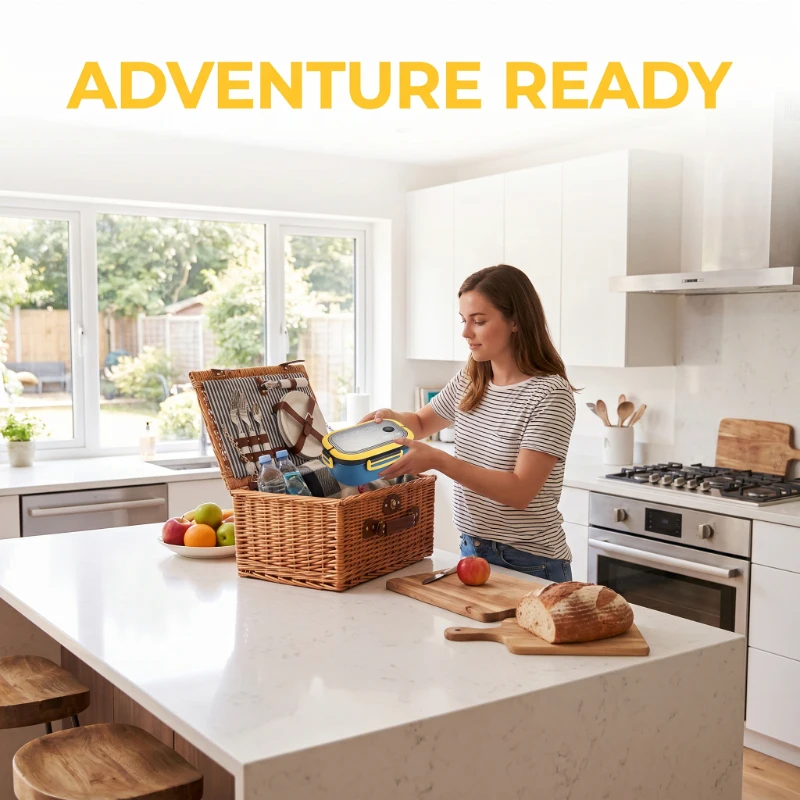 Microwave Safe Single Double-layer Lunch Box Household With Insulated Bag Portable Compartment Fork & Spoon Picnic Box
Microwave Safe Single Double-layer Lunch Box Household With Insulated Bag Portable Compartment Fork & Spoon Picnic Box
