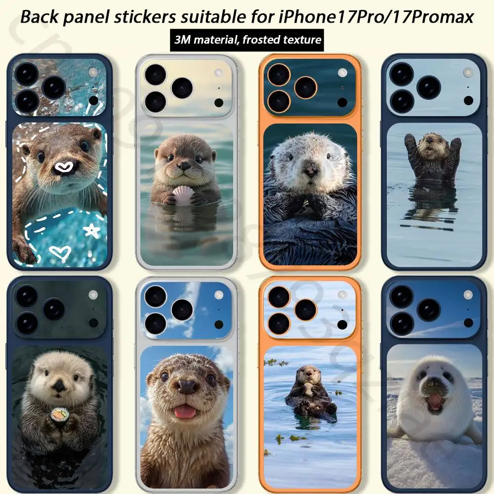 Sea Otters Animals TICKET Decal Skin Wrap for iPhone 17 Pro/Pro max Protective Film for Back, Frame, Camera
Sea Otters Animals TICKET Decal Skin Wrap for iPhone 17 Pro/Pro max Protective Film for Back, Frame, Camera