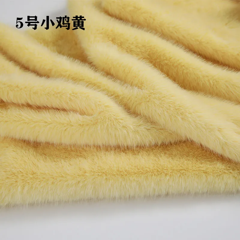 Yellow Colour artificial Mink Fur Fabric 2CM Length Soft Imitation Fur Fabric For Coat Pillow Toys Bags Faux Fur Fabric 0.5x1.6m
Yellow Colour artificial Mink Fur Fabric 2CM Length Soft Imitation Fur Fabric For Coat Pillow Toys Bags Faux Fur Fabric 0.5x1.6m