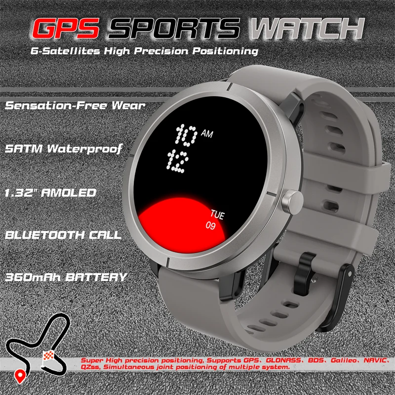 New GPS Smart Watch 6 Satellite Bluetooth call Swimming Sports Watch Running Cycling Trail Running Swimming Smart Fitness Band
New GPS Smart Watch 6 Satellite Bluetooth call Swimming Sports Watch Running Cycling Trail Running Swimming Smart Fitness Band