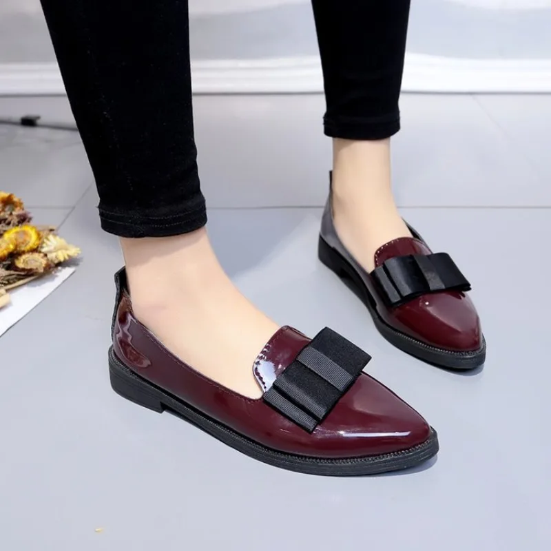 New Ladies LowTop Single Shoes Bow Knot Outdoor Anti Slip Footwear Fashion Pointed Comfortable Flat Simple Casual Women's Shoes
New Ladies LowTop Single Shoes Bow Knot Outdoor Anti Slip Footwear Fashion Pointed Comfortable Flat Simple Casual Women's Shoes