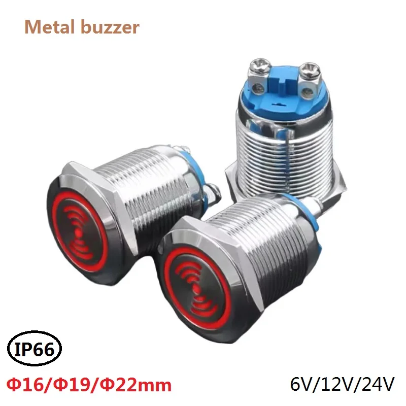 16mm 19mm 22mm Waterproof Metal Buzzer Stainless Steel Loud LED Light Flash 12V 24V Indicator Red Lamp Alarm Warning Buzzer
16mm 19mm 22mm Waterproof Metal Buzzer Stainless Steel Loud LED Light Flash 12V 24V Indicator Red Lamp Alarm Warning Buzzer