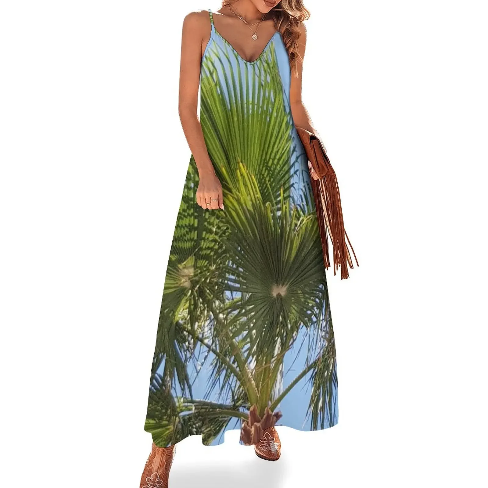 Colours of Crete 1 - Palm Tree with clear blue sky Sleeveless Dress luxury evening dresses 2025 purple dress
Colours of Crete 1 - Palm Tree with clear blue sky Sleeveless Dress luxury evening dresses 2025 purple dress