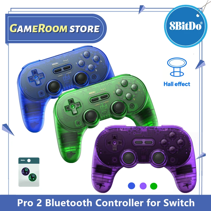 8BitDo Pro 2 Bluetooth-контроллер, ручка геймпада для Nintendo Switch, ПК, Mac Otransparent Edition, обновление джойстика с эффектом Холла
8BitDo Pro 2 Bluetooth-контроллер, ручка геймпада для Nintendo Switch, ПК, Mac Otransparent Edition, обновление джойстика с эффектом Холла