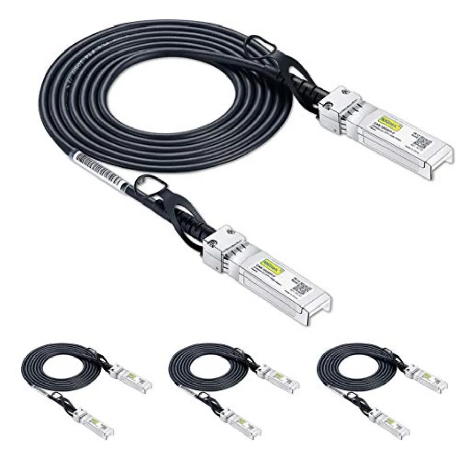 SFP+ DAC Twinax Cable - 0GBASE-CU Passive Direct Attach Copper SFP Cable for Cisco SFP-H0GB-CU Ubiquiti UniFi UC-DAC-SFP+ Merak
SFP+ DAC Twinax Cable - 0GBASE-CU Passive Direct Attach Copper SFP Cable for Cisco SFP-H0GB-CU Ubiquiti UniFi UC-DAC-SFP+ Merak