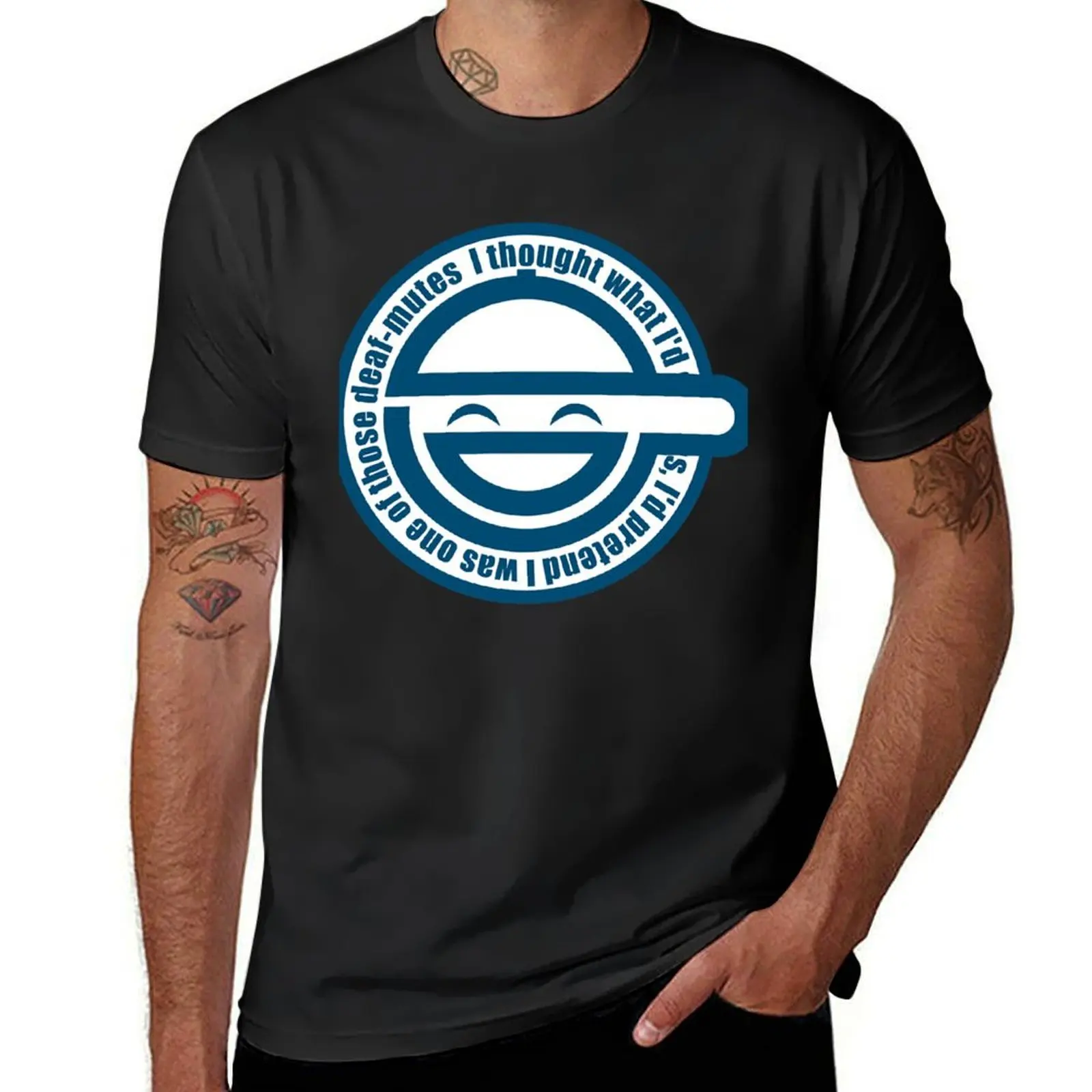 Laughing Man - GHOST IN THE SHELL Classic T-Shirt funnys vintage summer top blacks mens white t shirts
Laughing Man - GHOST IN THE SHELL Classic T-Shirt funnys vintage summer top blacks mens white t shirts