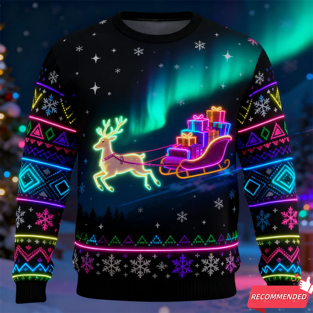 Neon Gingerbread Man Graphic Sweatshirt 2025 Merry Christmas Fake Neon Light Strip 3D Print Ugly Sweater For Women Boy Tracksuit
Neon Gingerbread Man Graphic Sweatshirt 2025 Merry Christmas Fake Neon Light Strip 3D Print Ugly Sweater For Women Boy Tracksuit