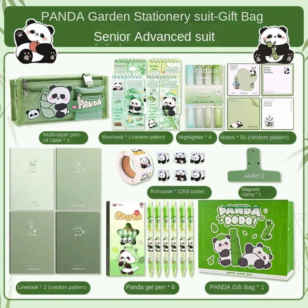 Large Capacity Gift Box Panda Stationery Set Abundant Pencil Case Back-to-school Gift Kit Cute School Supplies for Students
Large Capacity Gift Box Panda Stationery Set Abundant Pencil Case Back-to-school Gift Kit Cute School Supplies for Students