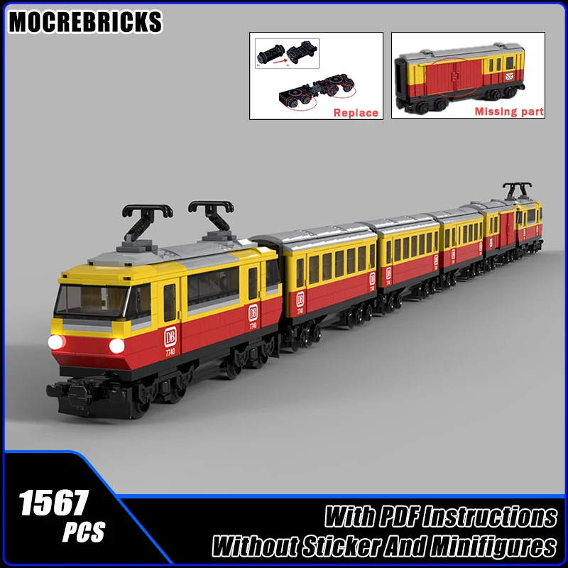 MOC-164409 Набор городских железных дорог 7740, строительный блок для пассажирского поезда в сборе, набор автомобилей, модель, кирпич, игрушка для мальчика, праздничные подарки
MOC-164409 Набор городских железных дорог 7740, строительный блок для пассажирского поезда в сборе, набор автомобилей, модель, кирпич, игрушка для мальчика, праздничные подарки