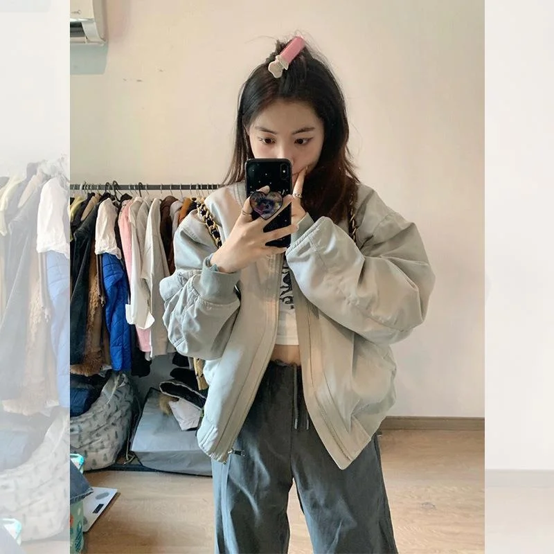 Casual ey Jaet Women's Sle American ort Baseball Coat Thin Size Small ey Jaet Outerwear for Women Autumn 2025
Casual ey Jaet Women's Sle American ort Baseball Coat Thin Size Small ey Jaet Outerwear for Women Autumn 2025