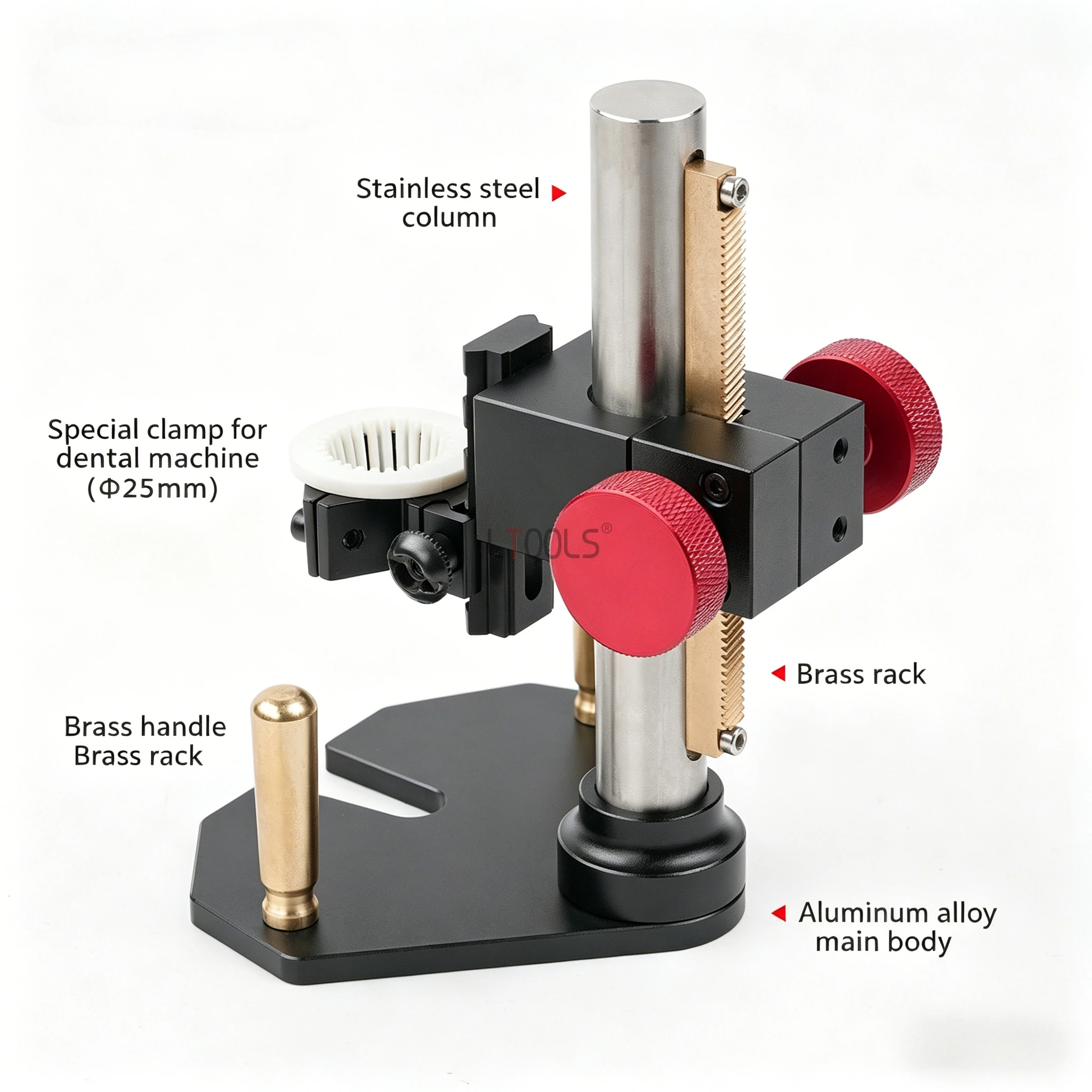 Dental Carving Auxiliary Bracket, Silver Wire Inlaid Slotted Handle Bracket Auxiliary Tool Aluminum Alloy Sturdy Wear-resistant
Dental Carving Auxiliary Bracket, Silver Wire Inlaid Slotted Handle Bracket Auxiliary Tool Aluminum Alloy Sturdy Wear-resistant