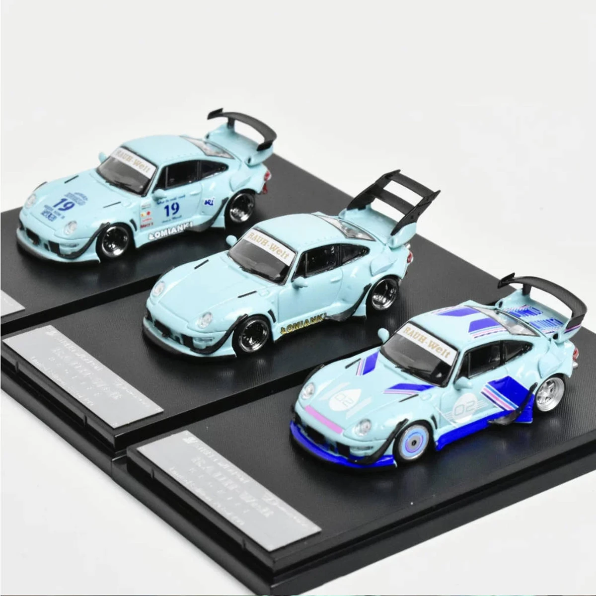 Street Warrior 1:64 Porsche 911 RWB 993 Light Blue Diecast Model Car Collection (3 Variants) In Stock Ready To Ship
Street Warrior 1:64 Porsche 911 RWB 993 Light Blue Diecast Model Car Collection (3 Variants) In Stock Ready To Ship