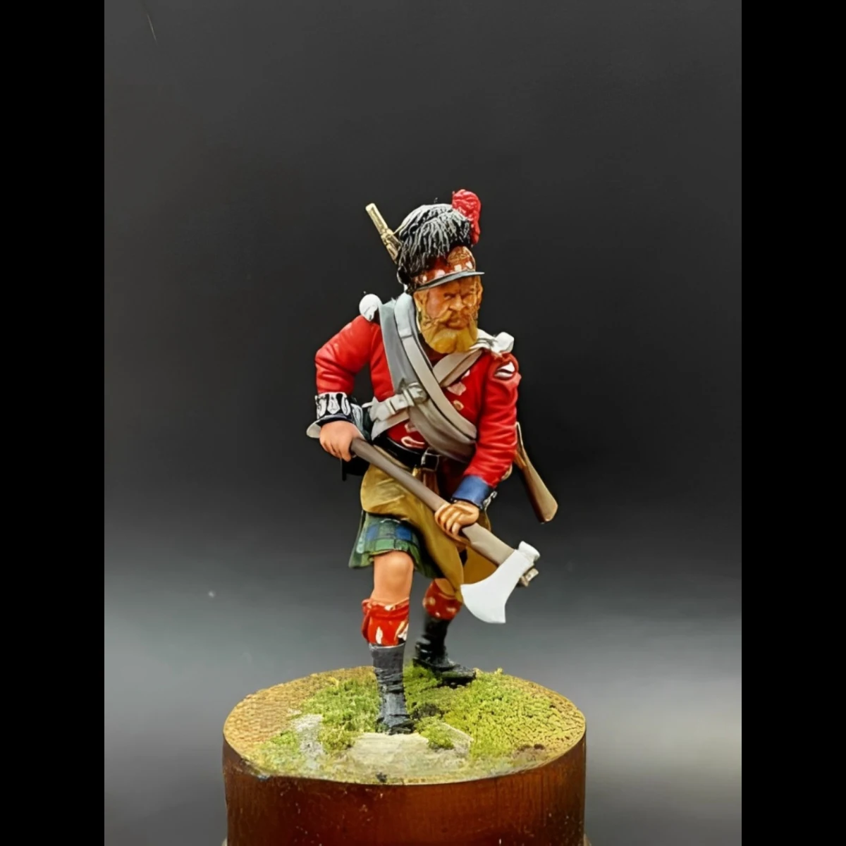 Неокрашенная модель из смолы, 54 мм, комплект, Royal Highlander «Черная гвардия», в разобранном виде и неокрашенный GK
Неокрашенная модель из смолы, 54 мм, комплект, Royal Highlander «Черная гвардия», в разобранном виде и неокрашенный GK