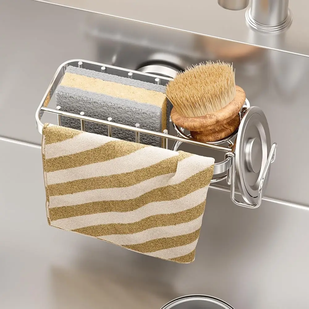 TAILI Faucet Suction Cup Drainage Rack For Kitchen Sink Bathroom Sink Holder Storage Rack Shelf Organizer Kitchen Accessories
TAILI Faucet Suction Cup Drainage Rack For Kitchen Sink Bathroom Sink Holder Storage Rack Shelf Organizer Kitchen Accessories