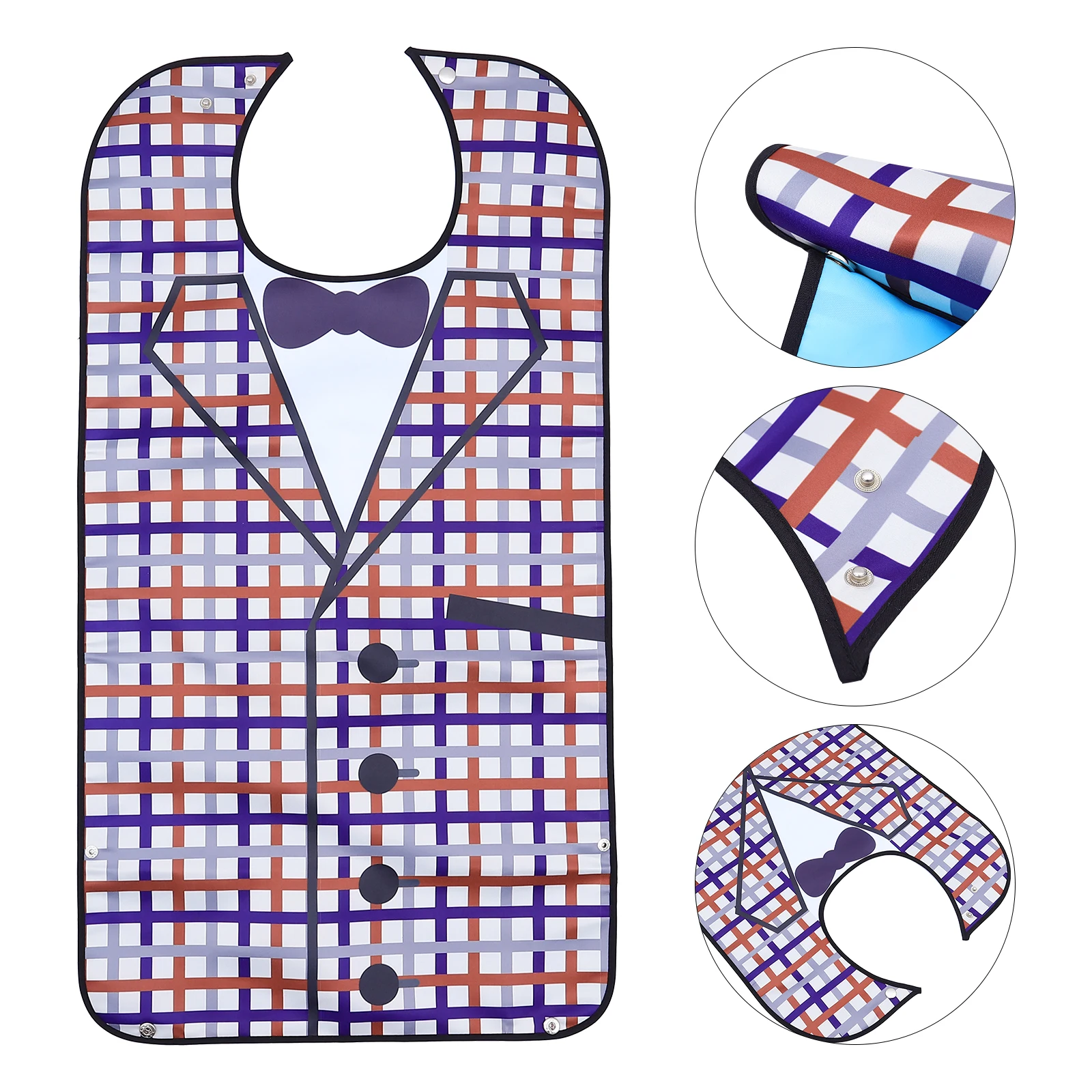 Многоразовый водонепроницаемый нагрудник для взрослых, защита для одежды для пожилых людей, нагрудники для еды, большой карман, регулируемый, подходит для одежды, здоровья
Многоразовый водонепроницаемый нагрудник для взрослых, защита для одежды для пожилых людей, нагрудники для еды, большой карман, регулируемый, подходит для одежды, здоровья