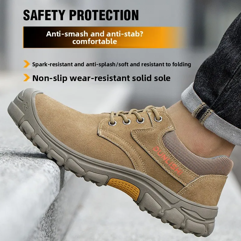 Labor Insurance Shoes Anti-smashing Steel Baotou Lightweight Safety Shoes Electric Welding Anti-scalding Construction Site
Labor Insurance Shoes Anti-smashing Steel Baotou Lightweight Safety Shoes Electric Welding Anti-scalding Construction Site