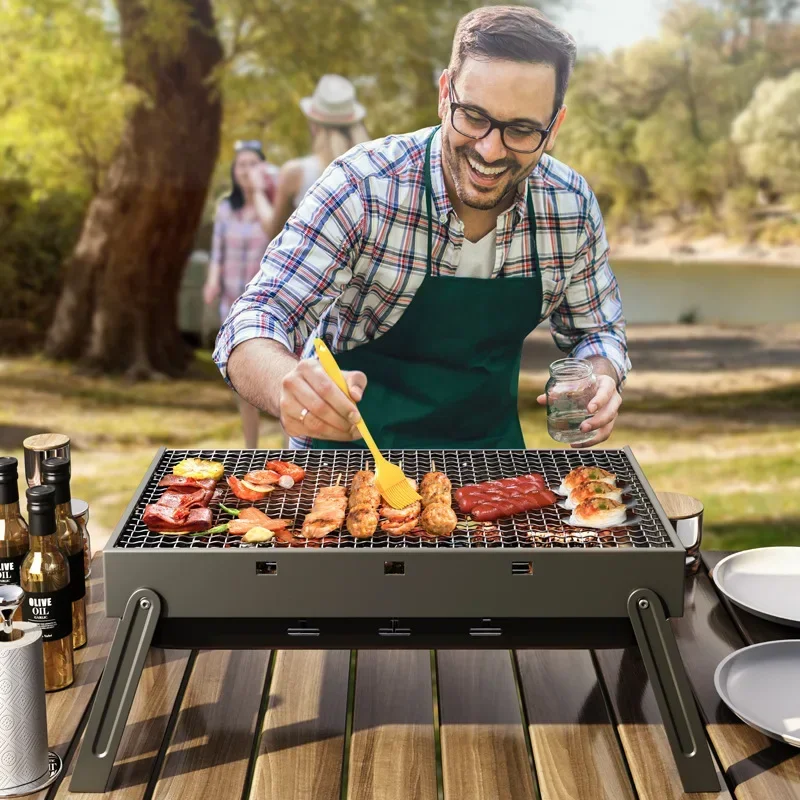 Barbecue Stove, Home Outdoor Barbecue Rack, Complete Set of Tools, Smokeless Folding Carbon Barbecue Skewers
Barbecue Stove, Home Outdoor Barbecue Rack, Complete Set of Tools, Smokeless Folding Carbon Barbecue Skewers