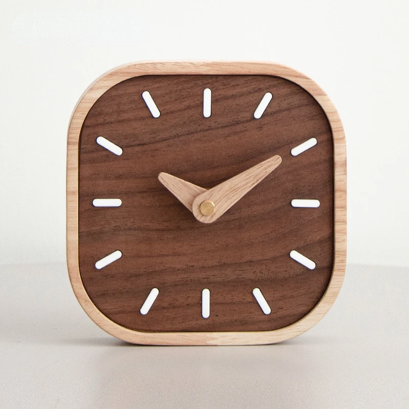 Clock Bedside Mute Desk Clock Mini Small Clock Nordic Creative Decorative Clock
Clock Bedside Mute Desk Clock Mini Small Clock Nordic Creative Decorative Clock