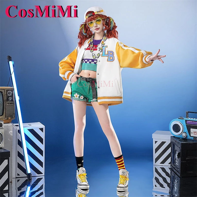 CosMiMi Game Identity V Cheerleader Cosplay Costumes OPH E-Sports Fashion Modern Outfit Women Carnival Party Role Play Clothing
CosMiMi Game Identity V Cheerleader Cosplay Costumes OPH E-Sports Fashion Modern Outfit Women Carnival Party Role Play Clothing
