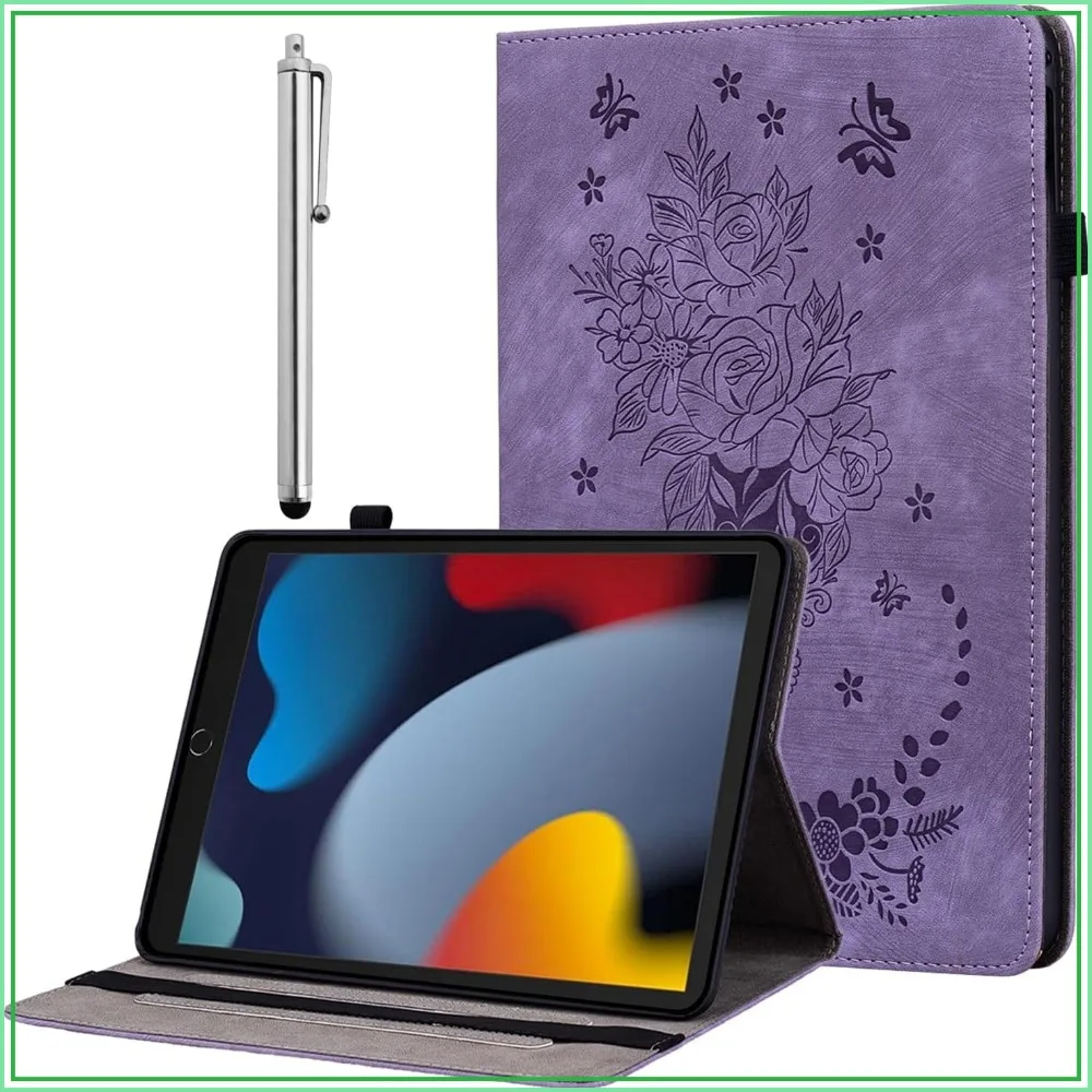 10.2" iPad Case 7th/8th/9th Gen, PU Leather Cover with Pencil Holder, Auto Wake/Sleep, Multi-Angle Stand, Purple
10.2" iPad Case 7th/8th/9th Gen, PU Leather Cover with Pencil Holder, Auto Wake/Sleep, Multi-Angle Stand, Purple