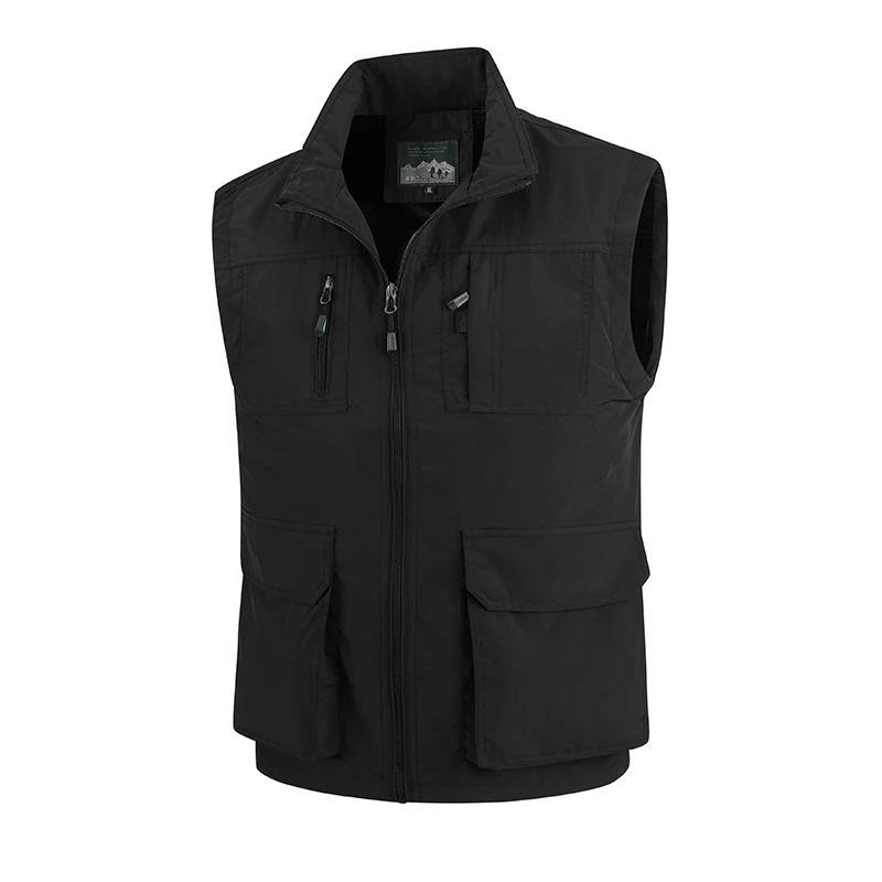 Spring And Autumn Outdoor Men's Multi Pocket Vest Men's Photography Fishing Stand Collar Men's Waistcoat Mountain Climbing Vest
Spring And Autumn Outdoor Men's Multi Pocket Vest Men's Photography Fishing Stand Collar Men's Waistcoat Mountain Climbing Vest