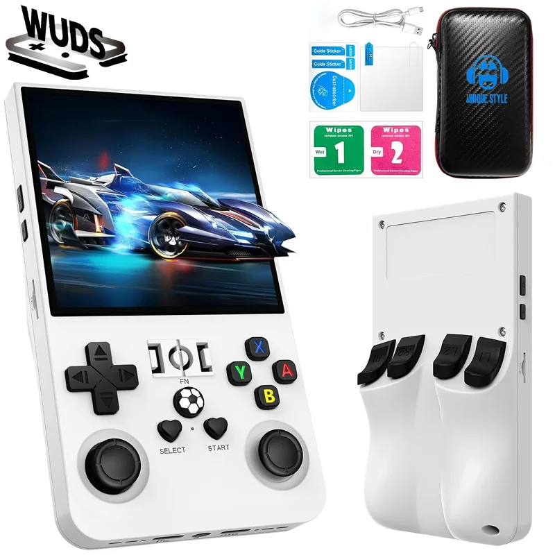 WUDS R36MAX Retro Handheld Game Console, Portable Hand Held Open Source Linux System 4.0Inch IPS Screen Portable Video Player
WUDS R36MAX Retro Handheld Game Console, Portable Hand Held Open Source Linux System 4.0Inch IPS Screen Portable Video Player