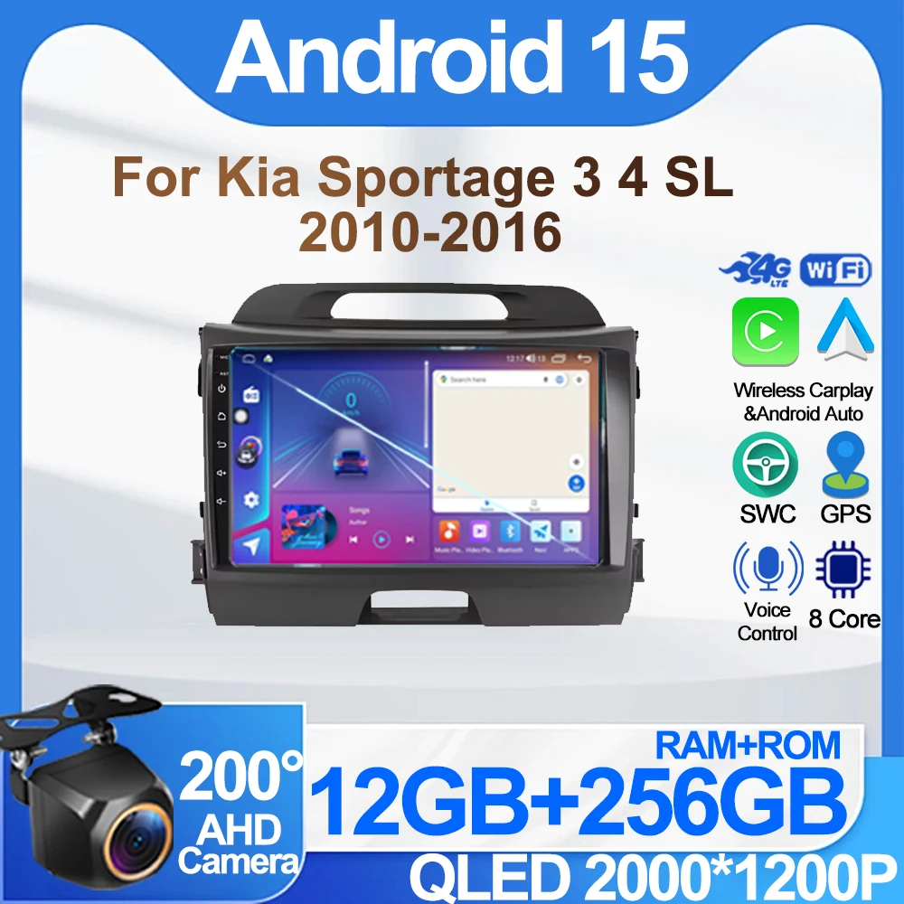 Car Radio For Kia Sportage 3 SL 2010-2016 Android Multimedia Video Player Navigation GPS 4G Carplay Auto Audio Stereo Head Unit
Car Radio For Kia Sportage 3 SL 2010-2016 Android Multimedia Video Player Navigation GPS 4G Carplay Auto Audio Stereo Head Unit