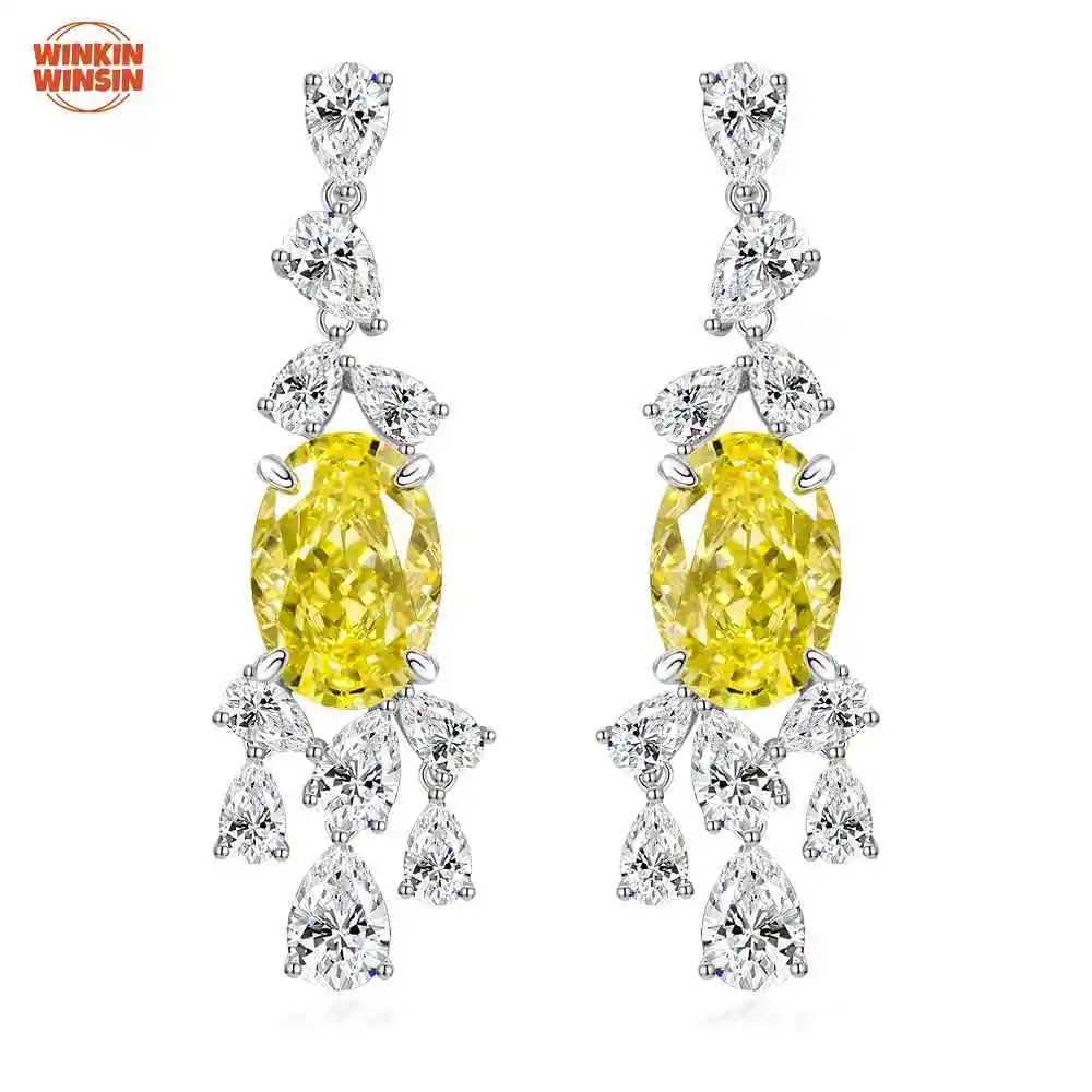 Winkin Winsin 4ct Oval Lab Grown Gemstones High Carbon Diamond Earrings S925 925 Sterling Silver Earrings Jewelry
Winkin Winsin 4ct Oval Lab Grown Gemstones High Carbon Diamond Earrings S925 925 Sterling Silver Earrings Jewelry