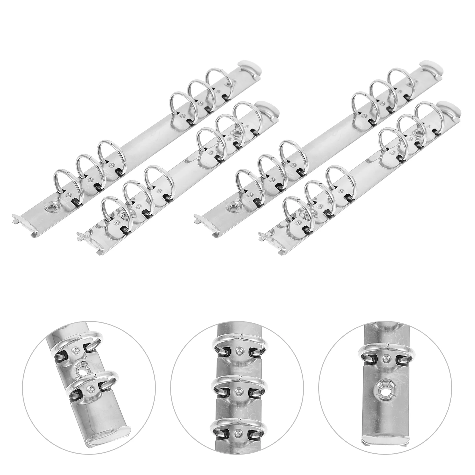 4 Pcs Binder A4 Binders Creative Stationery Simple File Clip Stainless Steel School
4 Pcs Binder A4 Binders Creative Stationery Simple File Clip Stainless Steel School