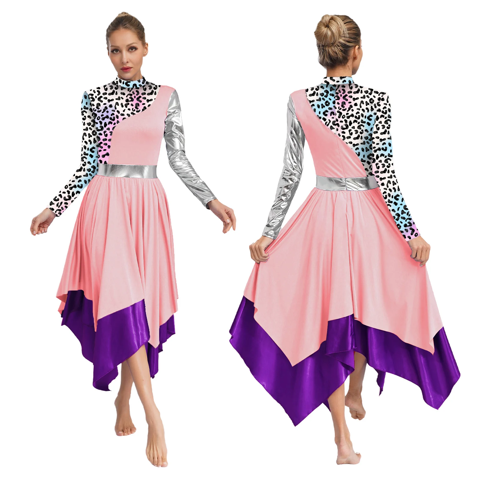 Women's Adult Ballet Praise Liturgical Lyrical Contemporary Dance Performance Tunic Dress Church Christian Worship Robe Costume
Women's Adult Ballet Praise Liturgical Lyrical Contemporary Dance Performance Tunic Dress Church Christian Worship Robe Costume