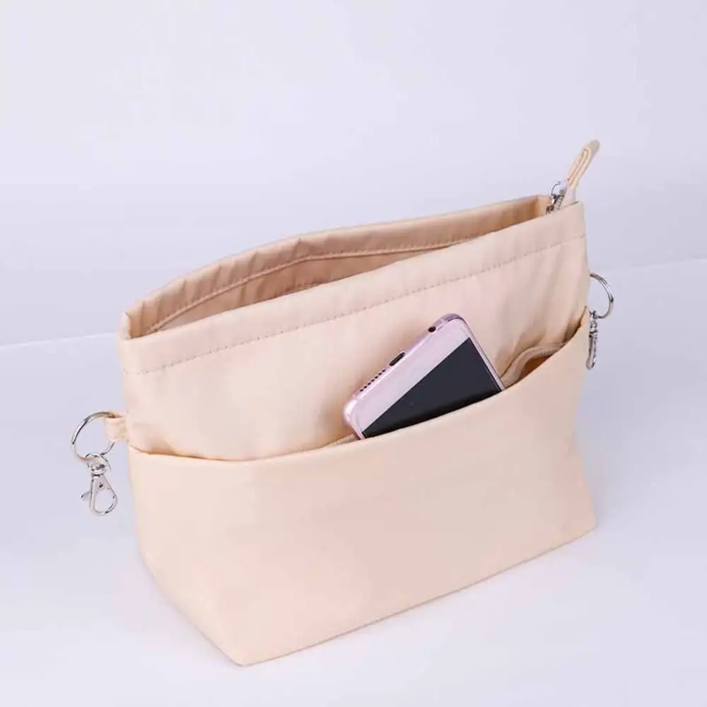 Cosmetic Organizer Insert Bag with Zipper Multifunctional Multi-Pocket Handbag Solid Color Storage Bags Inner Bag
Cosmetic Organizer Insert Bag with Zipper Multifunctional Multi-Pocket Handbag Solid Color Storage Bags Inner Bag