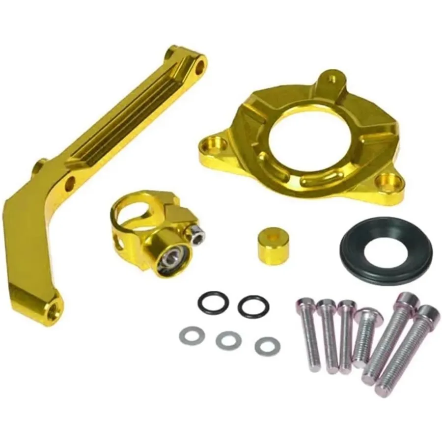 Motorcycle Stabilizer for Kawasaki Z1000 20142019 with Gold Bracket Mount Steering Damper for Enhanced Stability and Control Du
Motorcycle Stabilizer for Kawasaki Z1000 20142019 with Gold Bracket Mount Steering Damper for Enhanced Stability and Control Du