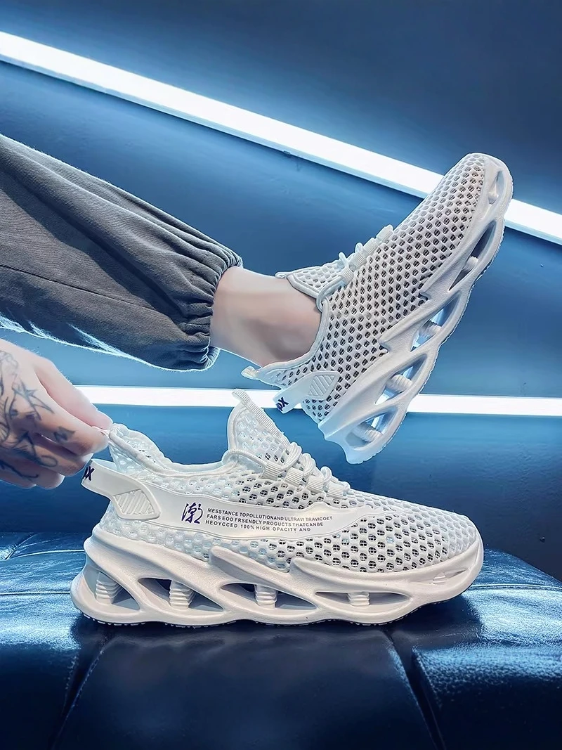 Men's Summer New Breathable Mesh Hollow out Thin Style Thick Bottom Anti-Slip Deodorant Casual Sports Trendy Shoes
Men's Summer New Breathable Mesh Hollow out Thin Style Thick Bottom Anti-Slip Deodorant Casual Sports Trendy Shoes