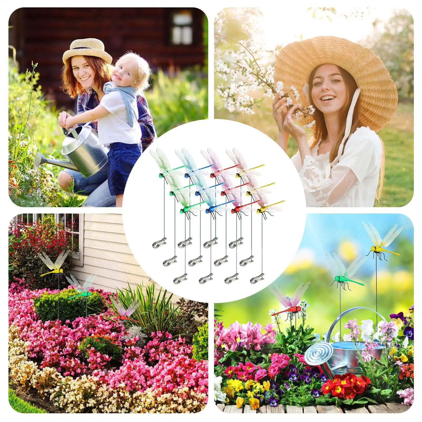 12PCS Simulation Dragonfly Clip Garden Dragonfly Clip Realistic Outdoor 3D Decorative Clips Outdoor dragonfly pole clamp
12PCS Simulation Dragonfly Clip Garden Dragonfly Clip Realistic Outdoor 3D Decorative Clips Outdoor dragonfly pole clamp