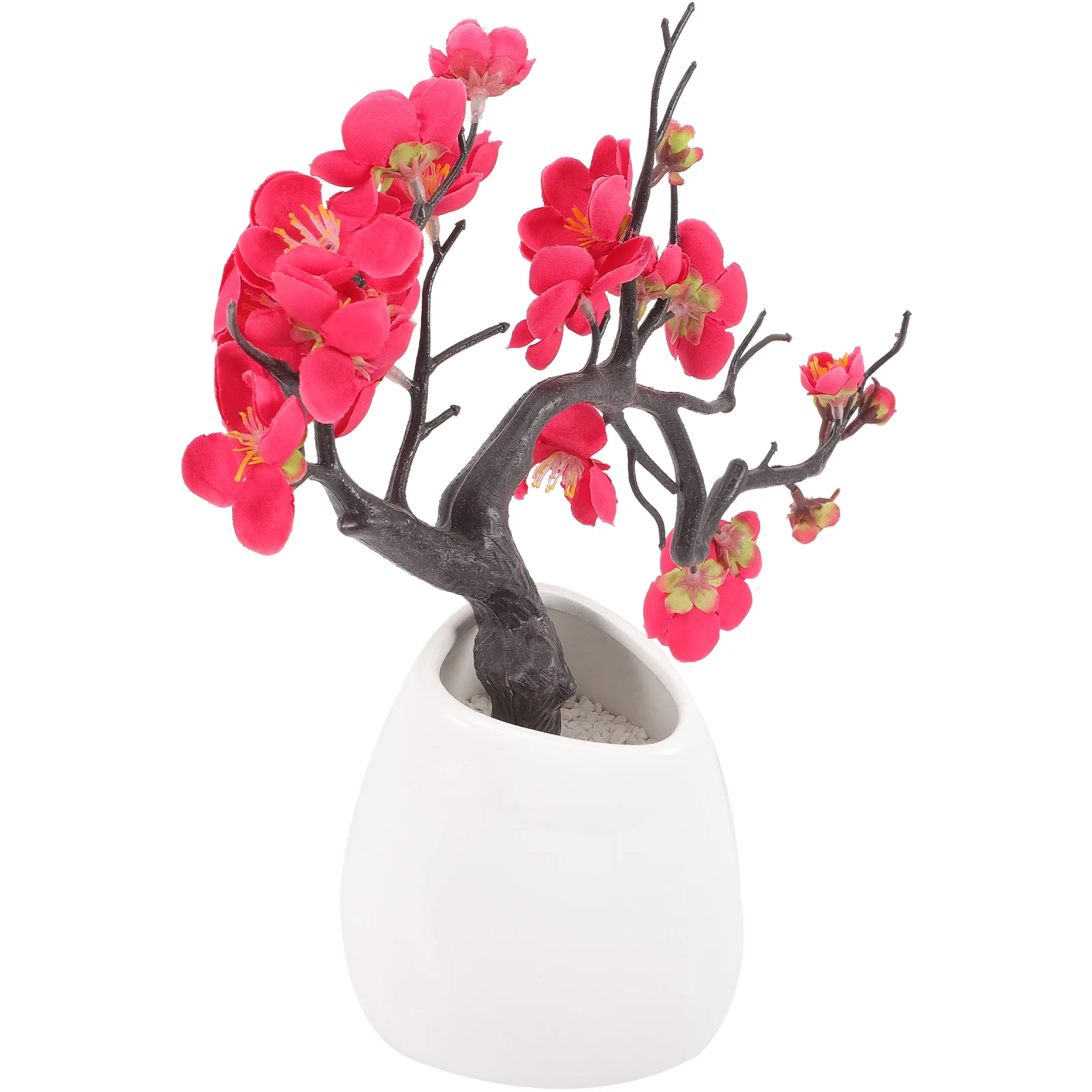 Lifelike Artificial Plum Blossom Potted Plants Simulation Bonsai Decorative Faux Flowers for Room Office Desk Home Garden
Lifelike Artificial Plum Blossom Potted Plants Simulation Bonsai Decorative Faux Flowers for Room Office Desk Home Garden