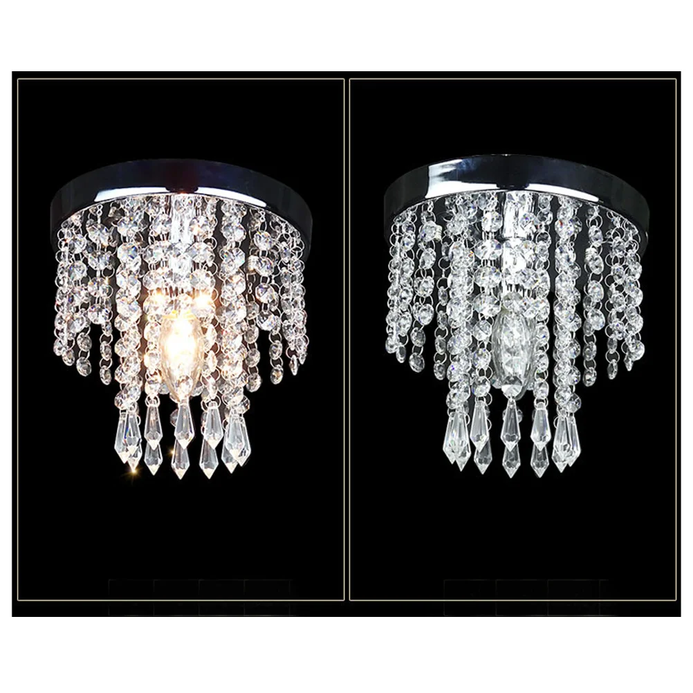 Crystal LED Ceiling Lamp 20cm Diameter Modern Simplicity Chandelier 5W E14 Light Source Bedroom Living Room Pendant Light 
Crystal LED Ceiling Lamp 20cm Diameter Modern Simplicity Chandelier 5W E14 Light Source Bedroom Living Room Pendant Light