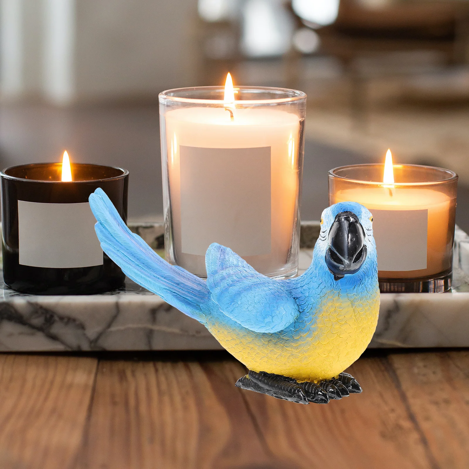 Simulation Parrot Garden Decorative Colorful Resin Artificial Lifelike Bird Craft Home Garden Decoration Parrot Model
Simulation Parrot Garden Decorative Colorful Resin Artificial Lifelike Bird Craft Home Garden Decoration Parrot Model