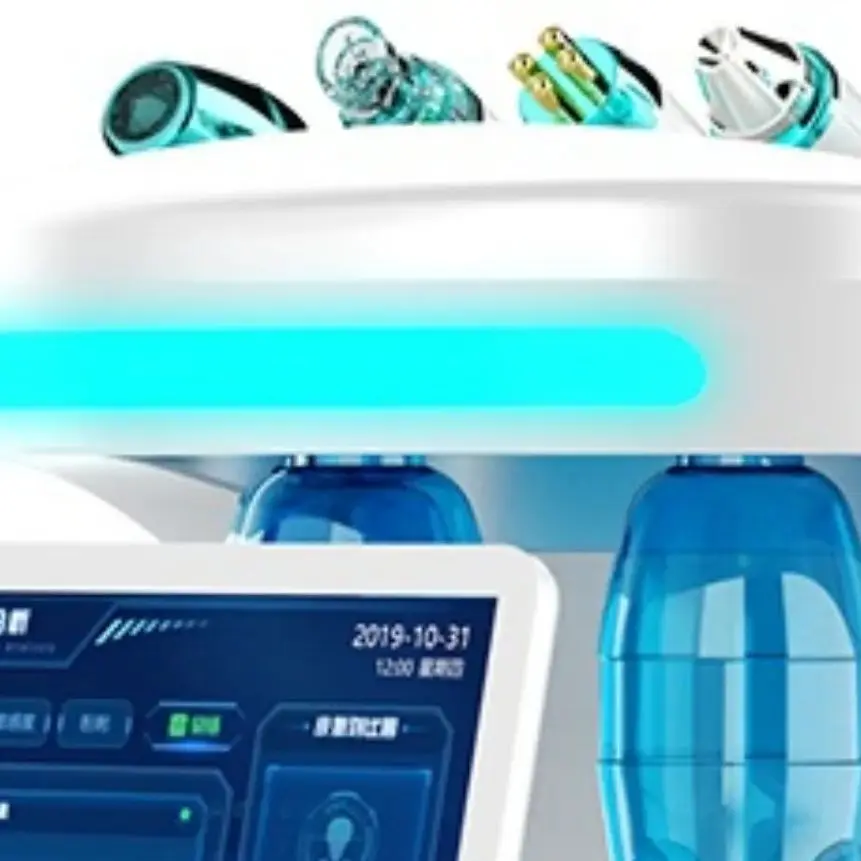 Новинка 2026 года: Профессиональный аппарат для гидропилинга 7-в-1 Smart Ice Blue с микродермабразией для глубокой очистки кожи лица, для салонов красоты
Новинка 2026 года: Профессиональный аппарат для гидропилинга 7-в-1 Smart Ice Blue с микродермабразией для глубокой очистки кожи лица, для салонов красоты