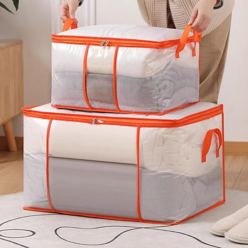 Large Capacity PVC Storage Bag for Clothes & Quilts - Waterproof Transparent Organizer Bags for Dormitory Moving Back-to-School
Large Capacity PVC Storage Bag for Clothes & Quilts - Waterproof Transparent Organizer Bags for Dormitory Moving Back-to-School