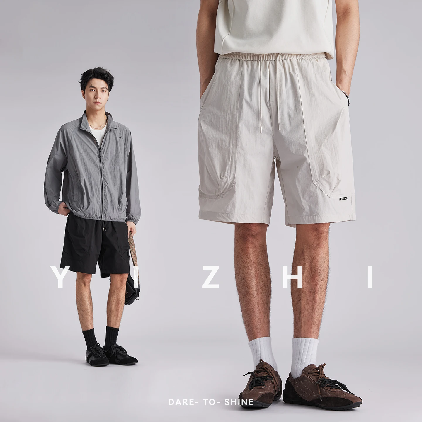 Fashion Men Thin Wrinkle Texture Elastic Waist 5 Inch Shorts 2026 Summer 3D Big Pocket Loose Straight Casual Knee Length Shorts
Fashion Men Thin Wrinkle Texture Elastic Waist 5 Inch Shorts 2026 Summer 3D Big Pocket Loose Straight Casual Knee Length Shorts