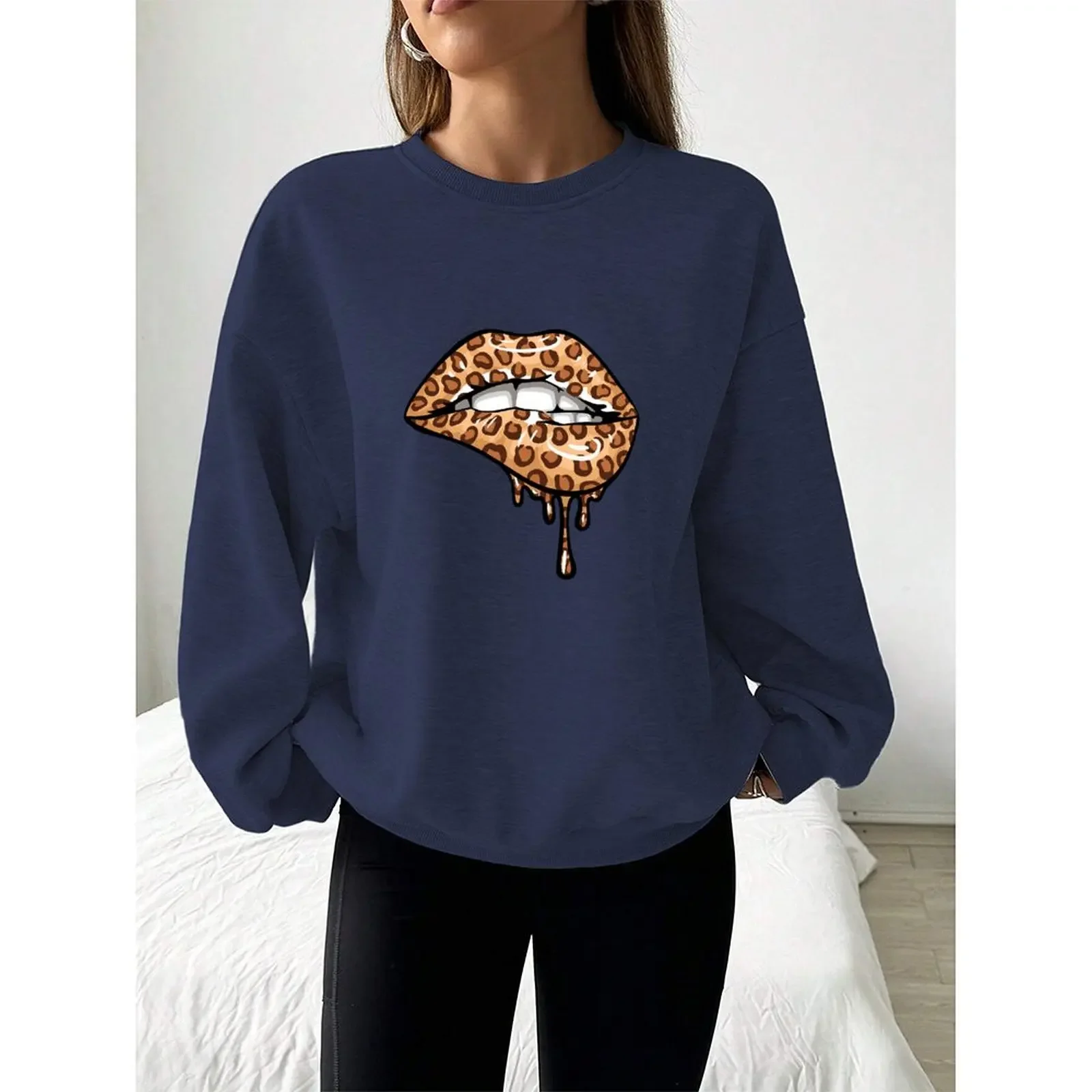 Fashionable Sweater For Vacation Autumn Winter Wear Black Round Neck Brand New Condition Club Outfits Home Wear
Fashionable Sweater For Vacation Autumn Winter Wear Black Round Neck Brand New Condition Club Outfits Home Wear