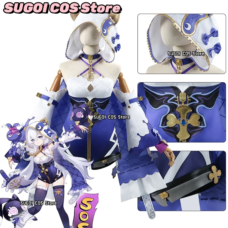 Theresa Apocalypse Cosplay Costume Gema Honkai lmpact3 Role-playing Uniform Full Set Wig Woman Clothes Halloween Party cos Dress
Theresa Apocalypse Cosplay Costume Gema Honkai lmpact3 Role-playing Uniform Full Set Wig Woman Clothes Halloween Party cos Dress